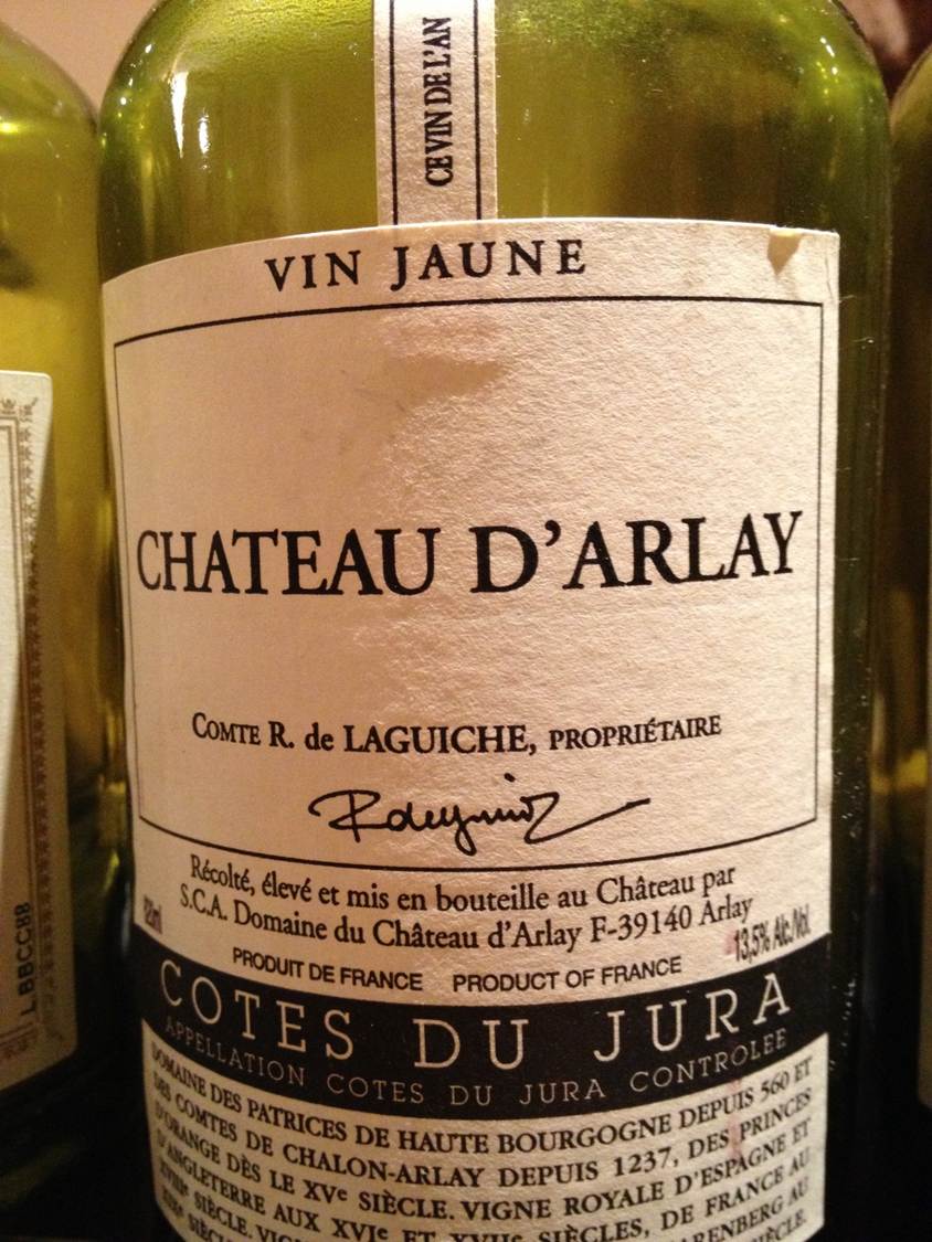 Chateau d'Arlay vin jaune 1996