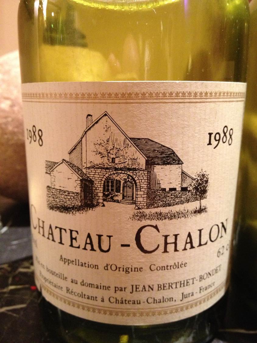 Château Chalon Berthet Bondet 1988