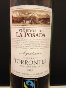 Vinedos de la posada Torrontes 2012