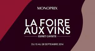 Foire aux vins Monoprix 2014
